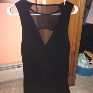 UO black formal mini dress